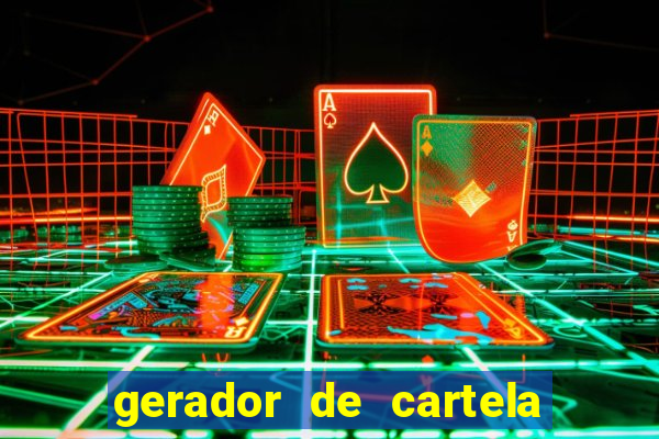 gerador de cartela de bingo